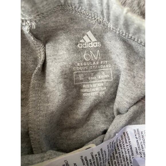 Adidas Jogger Set Infant Pink/Gray Girls 6mos NWT‎ - Picture 7 of 8